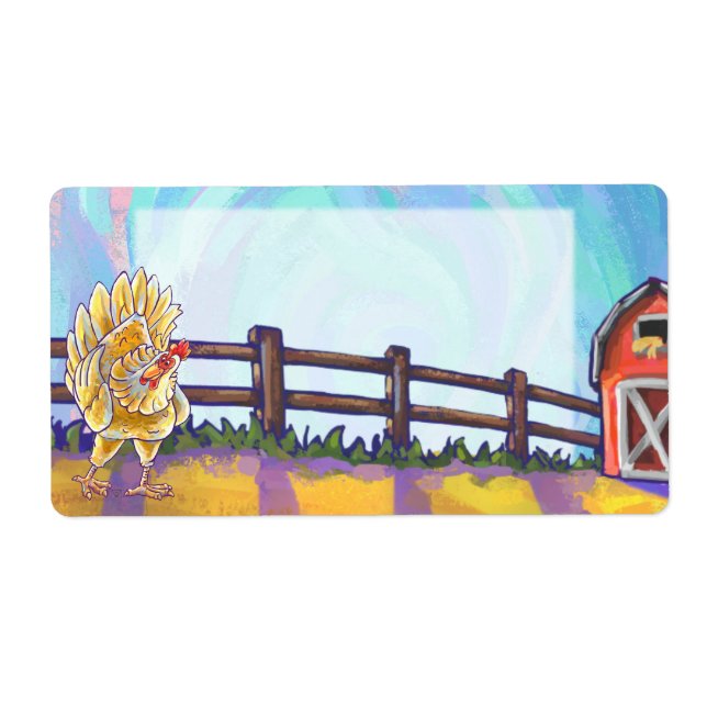 Etiqueta Papelaria de frango (Frente)