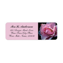 Papelaria Personalizada Foto Rosa Preta Nome