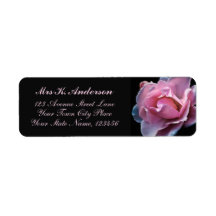 Papelaria Personalizada Foto Rosa Rosa Preta Nome