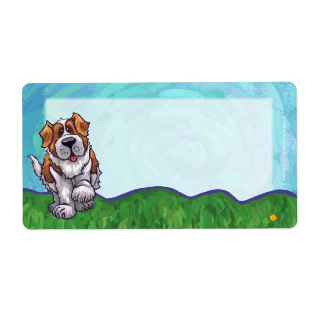 Etiqueta Papelaria St. Bernard (Frente)