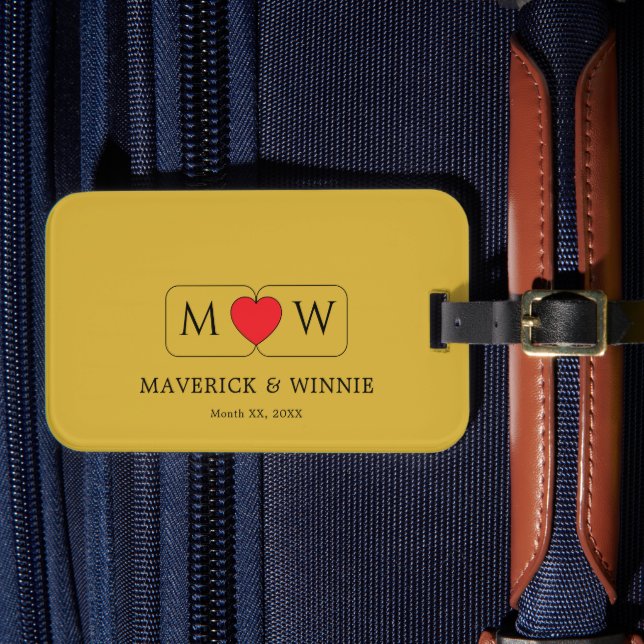 Etiqueta para Bagagem de Noiva Perfeita para Prese (Frente Insitu 4)