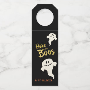 Etiqueta Para Garrafa Aqui para a festa de Boos Halloween
