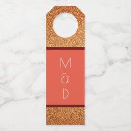 Etiqueta Para Garrafa Arte Moderna Deco Gatsby Dourada Casamento com Lit