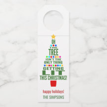 Árvore de Natal Engraçada sendo Acendida | Vinho