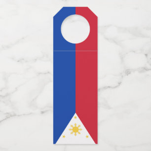 Etiqueta Para Garrafa bandeira das Filipinas