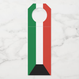 Etiqueta Para Garrafa bandeira do Kuwait