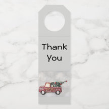 caminhão vintage vermelho em um fundo bokeh cinza