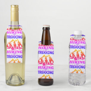 Etiqueta Para Garrafa Caminho ou Trekking