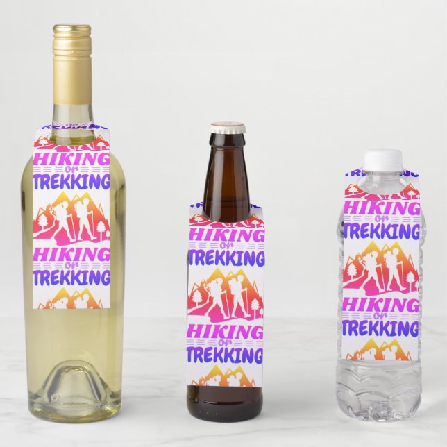 Etiqueta Para Garrafa Caminho ou Trekking (In Situ)