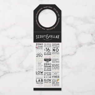 Etiqueta Para Garrafa Cartão de Visita de Vinho SC