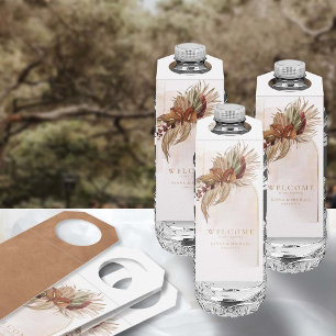 Etiqueta Para Garrafa Casamento Boho Oasis Floral ID959