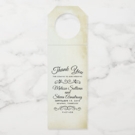 Etiqueta Para Garrafa Casamento com Tema Western Vintage Antigo