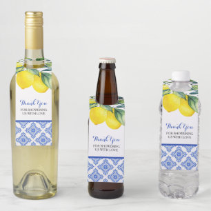 Etiqueta Para Garrafa Chá de limão