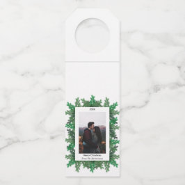 Etiqueta Para Garrafa Christmas Tree Branches Photo