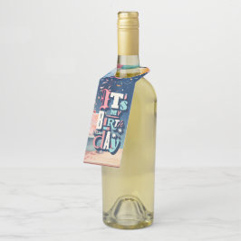 Etiqueta Para Garrafa Convite de aniversário