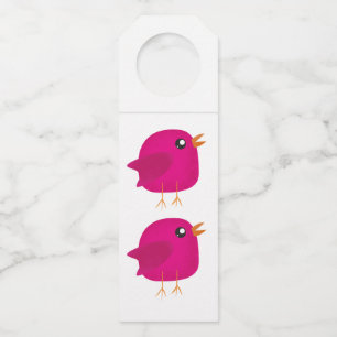 Etiqueta Para Garrafa Crianças, passarinho fofo