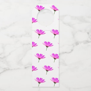 Etiqueta Para Garrafa Daisy Rosa