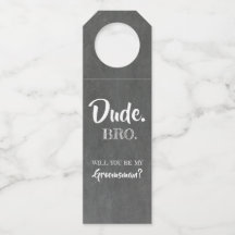 Dude Bro - Proposta de Padrinhos de casamento Engr