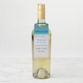 Etiqueta Para Garrafa Etiqueta de Favor de Garrafa de Vinho Praia de Are