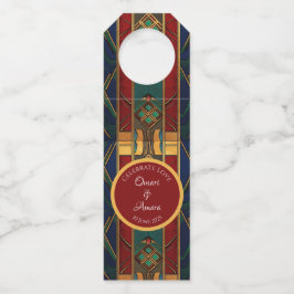 Etiqueta Para Garrafa Etiqueta de Garrafa de Casamento Africano Personal