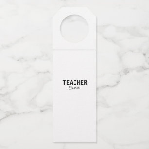 Etiqueta Para Garrafa Eu sou professor escola Faculdadeadicione seu nome