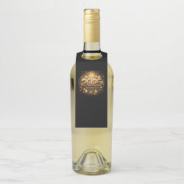 Etiqueta Para Garrafa Feliz Ano Novo 2025