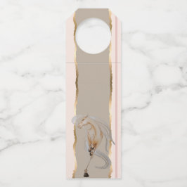 Etiqueta Para Garrafa Flaschenanhänger mit edlem Pferdemotiv