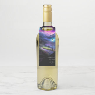 Etiqueta Para Garrafa Floresta Encantada