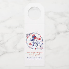 Etiqueta Para Garrafa Imobiliário Personalizado no Dia da Independência