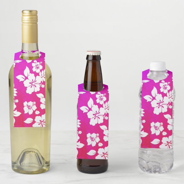 Etiqueta Para Garrafa Impressão havaiano (In Situ)