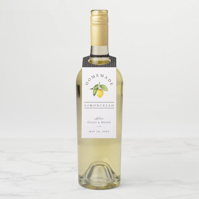Etiqueta Para Garrafa Limoncello (Na garrafa)