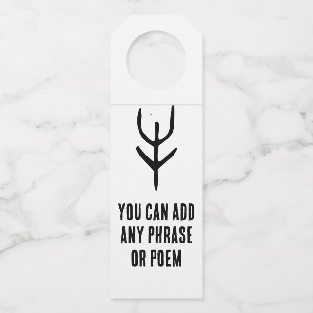 Etiqueta Para Garrafa Maravilhoso Chinês Zodiac-Ox-#001- (Frente)