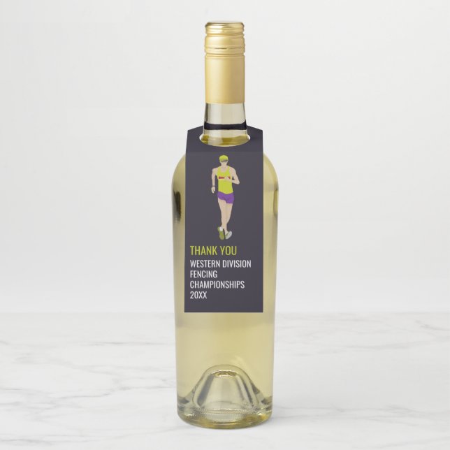 Etiqueta Para Garrafa Marcha atlética (Na garrafa)