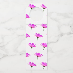 Etiqueta Para Garrafa Margarida Rosa 
