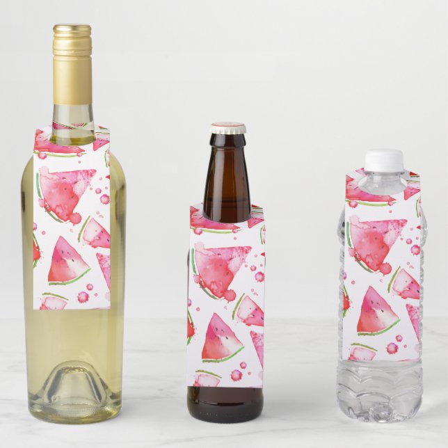 Etiqueta Para Garrafa Melancia Aquarela 1 (In Situ)