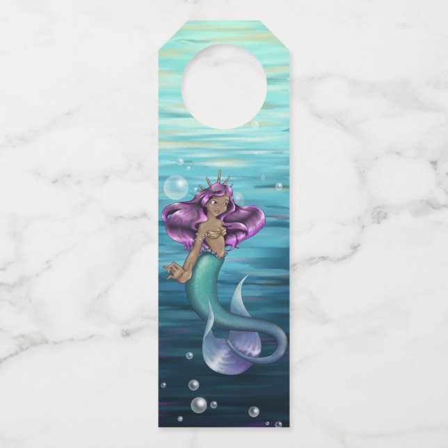 Etiqueta Para Garrafa Mermaid Iole (Frente)