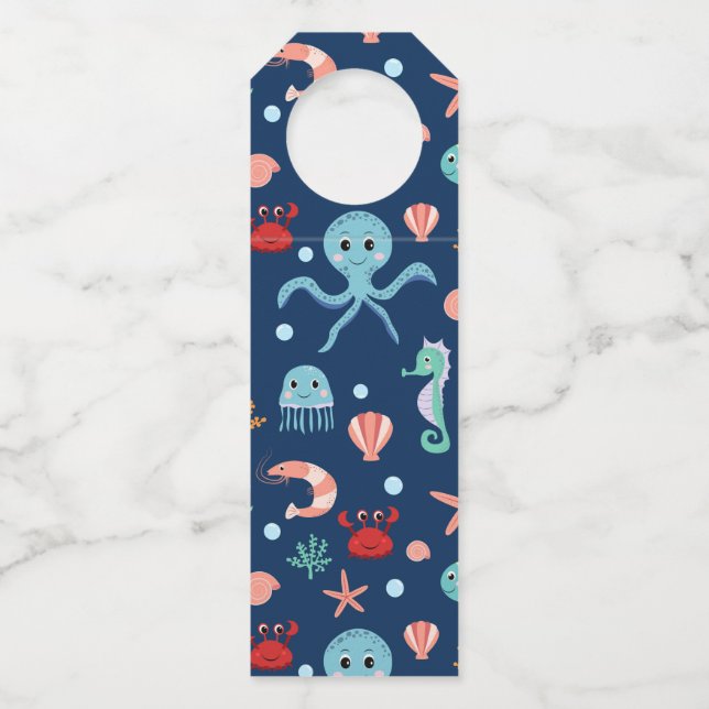 Etiqueta Para Garrafa Mundo do Mar (Frente)