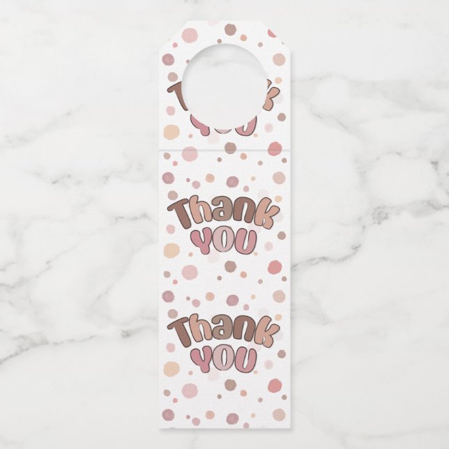 Etiqueta Para Garrafa Obrigado (Frente)