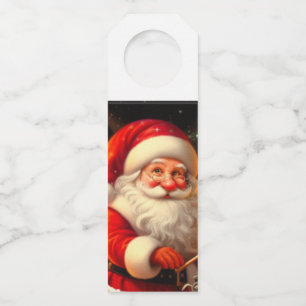 Etiqueta Para Garrafa Papai Noel e Rena Fofo