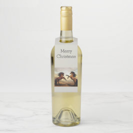 Etiqueta Para Garrafa par de cavalos selvagens