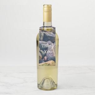 Etiqueta Para Garrafa Pedras coloridas