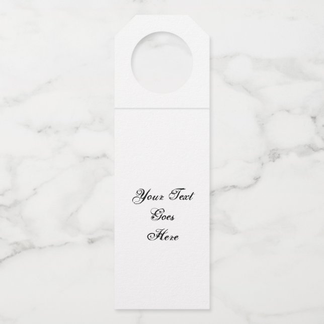 Etiqueta Para Garrafa Personalize! (Frente)