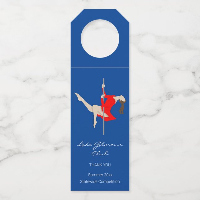 Etiqueta Para Garrafa Pole Fitness (Frente)