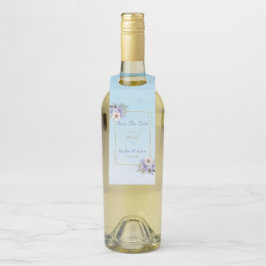 Etiqueta Para Garrafa Quadros E Flores