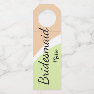 Etiqueta Para Garrafa SIMPLES MINIMAL adicione seu nome bridesmaid perso