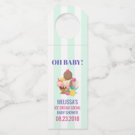 Etiqueta Para Garrafa Sorvete com aspersas, querida!