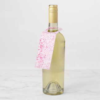 Etiqueta Para Garrafa Splatter Texture - Pink