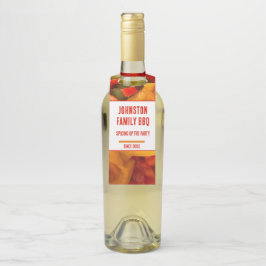 Etiqueta Para Garrafa Summer Spice Up The Party Family Cookout BBQ