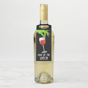 Etiqueta Para Garrafa Vinho da Bruxa - Veja Atrás...