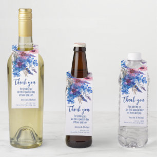 Etiqueta Para Garrafa 💍 Wedding Obrigado